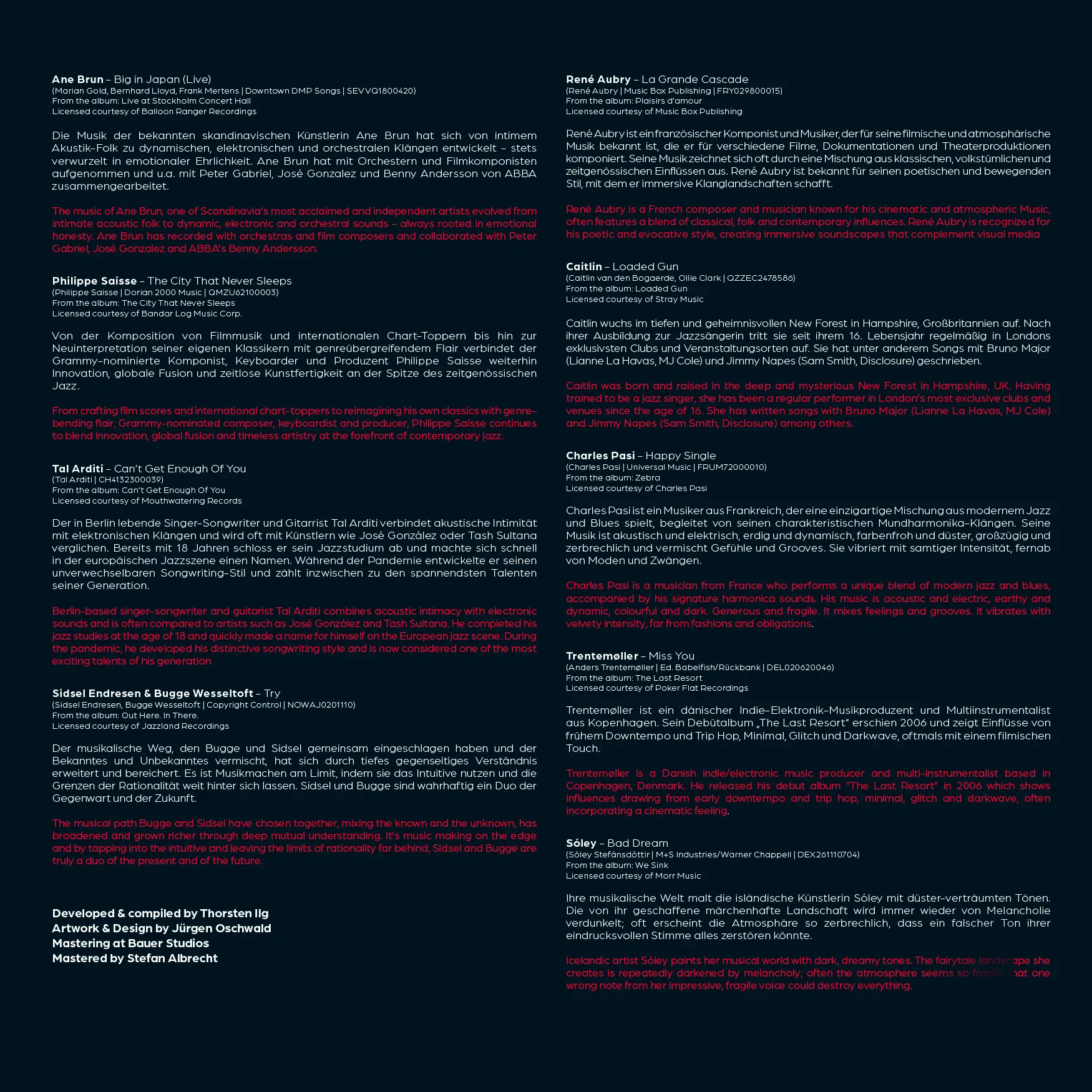 selected audiophile music Vol.2
