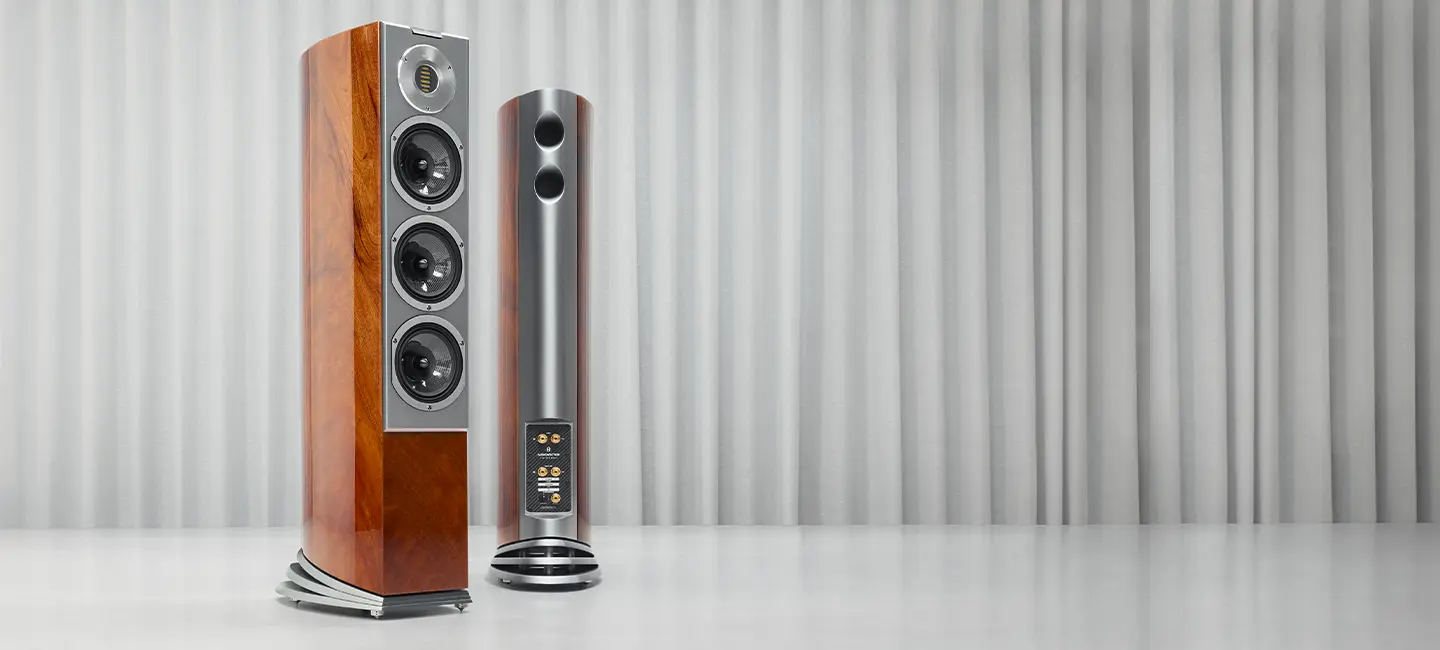 Audiovector R5 in Afrikanisches Mahagoni